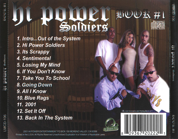 Hi Power Soldiers - Book #1 Chicano Rap
